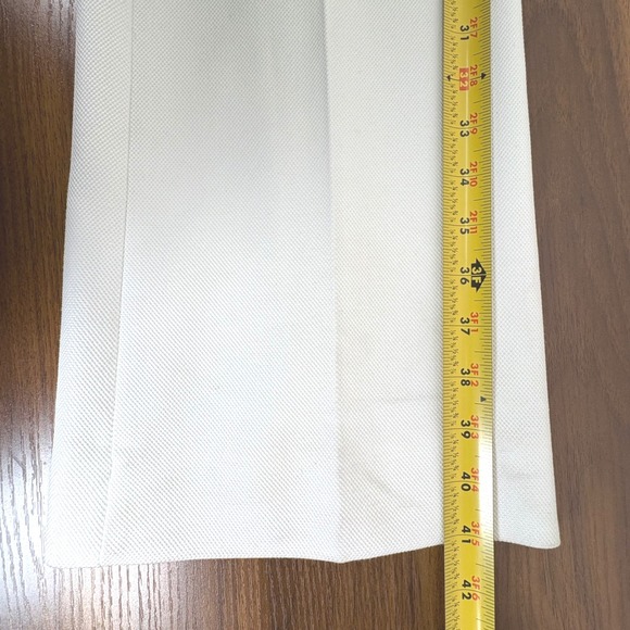 WHITE HOUSE BLACK MARKET The BOOT Womens Sailor Button Flare Pants White Size 10 - Picture 15 of 16